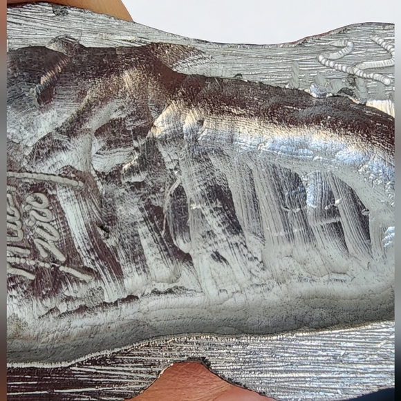 Michael Ricker Pewter 2000 Friendship Gift Of Love, Pigs #2255 Y2k - Picture 3 of 7